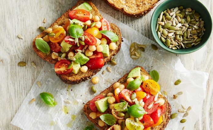 Breakfast bruschetta