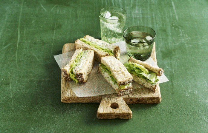 Chicken and fennel sandwiches