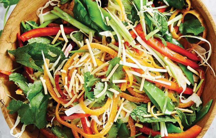 Crunchy Asian noodle salad